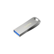Imagen de la unidad flash USB SanDisk Ultra Luxe con 512 GB de capacidad, conector USB tipo A 3.2 Gen 1 en color plata. SKU: SDCZ74-512G-G46