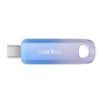 SanDisk Creator unidad flash USB con 1 TB de capacidad, conectividad USB Tipo C 3.2 Gen 1, en color azul y lila, SKU SDCZ75C-1T00-G46