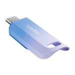 SanDisk Creator unidad flash USB con 1 TB de capacidad, conectividad USB Tipo C 3.2 Gen 1, en color azul y lila, SKU SDCZ75C-1T00-G46