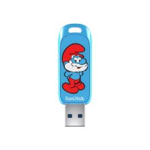 SanDisk Smurf unidad flash USB de 64 GB con conexión USB tipo A 3.2 Gen 1 en color azul, SKU SDCZIS-064G-G46