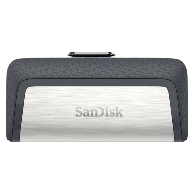 SanDisk Ultra Dual Drive USB Type-C 128GB 3.2 Gen 1 SanDisk Ultra Dual Drive USB Type-C, unidad flash USB de 128GB con conectores USB Type-A y USB Type-C 3.2 Gen 1 en colores negro y plata. SKU SDDDC2-128G-G46
