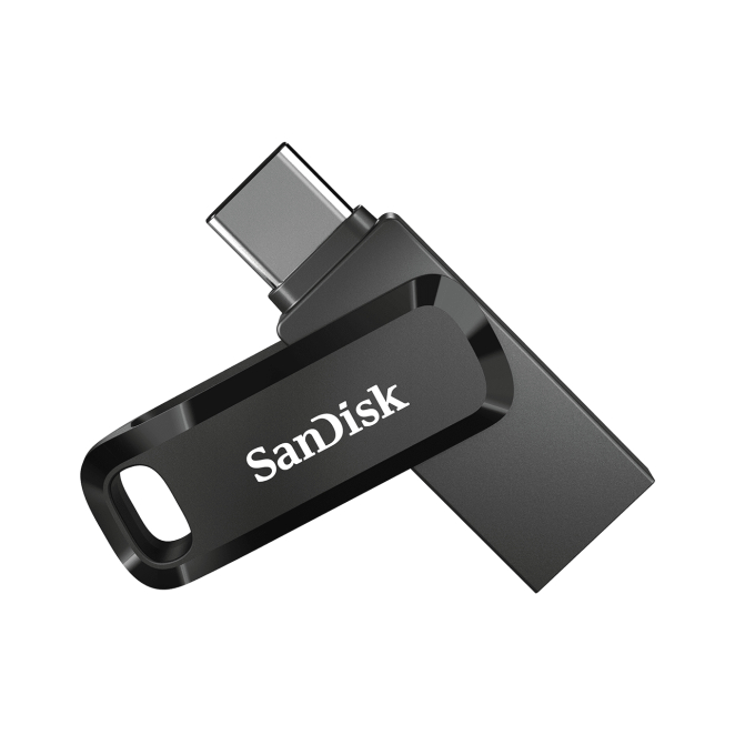 SanDisk Ultra Dual Drive Go 64 GB USB Type-A y Type-C Unidad flash SanDisk Ultra Dual Drive Go de 64 GB con conexiones USB Type-A y USB Type-C, SKU SDDDC3-064G-G46