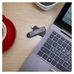 SanDisk unidad flash USB 2 TB con conectores USB Type-A y USB Type-C, USB 3.2 Gen 2, color negro, SKU SDDDE1-2T00-G46