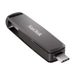SanDisk unidad flash USB SDDDE1-512G-G46, capacidad de 512 GB, conexiones USB Type-C y USB Type-A 3.2 Gen 2, color negro