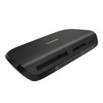 Lector de tarjeta SanDisk ImageMate PRO USB-C en color negro con especificaciones USB 3.2 Gen 1, SKU SDDR-A631-GNGNN