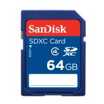 Tarjeta de memoria SanDisk 64GB SDXC Clase 4 con SKU SDSDB-064G-B35 ideal para almacenamiento externo