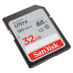 Tarjeta de memoria SanDisk Ultra SDHC UHS-I de 32 GB, Clase 10, SKU SDSDUN4-032G-GN6IM, ideal para almacenamiento externo.