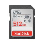 Tarjeta de memoria SanDisk Ultra 512 GB SDXC UHS-I Clase 10, alta velocidad y gran capacidad, SDSDUNC-512G-GN6IN