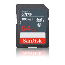 Tarjeta de memoria SanDisk Ultra 64 GB SDXC UHS-I Clase 10, SKU SDSDUNR-064G-GN3IN, ideal para almacenamiento externo de alta velocidad