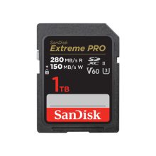 SanDisk SDSDXEP-1T00-GN4IN memoria flash SDXC de 1 terabyte con UHS-II Clase 10, ideal para almacenamiento externo