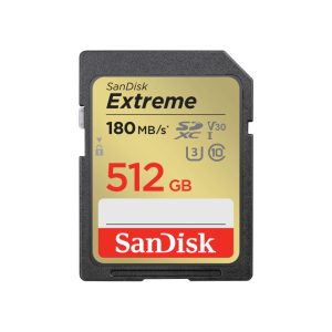 Tarjeta SDXC SanDisk Extreme de 512 GB con UHS-I Clase 10, SKU SDSDXVV-512G-GNCIN