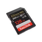 Tarjeta SD SanDisk Extreme PRO 128 GB SDXC UHS-I Clase 10 con SKU SDSDXXD-128G-GN4IN, ideal para almacenamiento externo de alta velocidad.