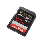 Tarjeta SD SanDisk Extreme PRO 128 GB SDXC UHS-I Clase 10 con SKU SDSDXXD-128G-GN4IN, ideal para almacenamiento externo de alta velocidad.