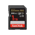Tarjeta SanDisk Extreme PRO 1 TB SDXC UHS-I Clase 10 con SKU SDSDXXD-1T00-GN4IN, ideal para almacenamiento externo de alta velocidad