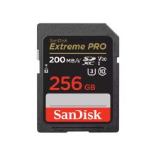 Tarjeta SD SanDisk Extreme PRO 256 GB SDXC UHS-I Clase 10, SKU SDSDXXD-256G-GN4IN, para almacenamiento externo