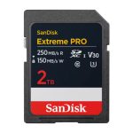 Imagen del SanDisk Extreme PRO 2 TB SDXC UHS-I Clase 10, almacenamiento externo de alta velocidad con SKU SDSDXXD-2T00-GN4IN