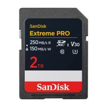 Imagen del SanDisk Extreme PRO 2 TB SDXC UHS-I Clase 10, almacenamiento externo de alta velocidad con SKU SDSDXXD-2T00-GN4IN