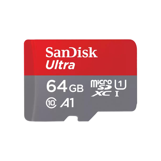 SanDisk Ultra MicroSDXC 64GB Clase 10 UHS-I SanDisk Ultra 64 GB MicroSDXC UHS-I Clase 10, ideal para almacenamiento externo, SKU SDSQUAB-064G-GN6MA