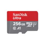 SanDisk Ultra MicroSDXC 256GB UHS-I Clase 10, ideal para ampliar almacenamiento externo, SKU SDSQUAC-256G-GN6MA