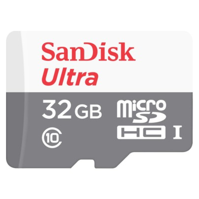 SanDisk SDSQUNR-032G-GN3MN memoria flash 32 GB MicroSDHC Clase 10 1 memoria flash SanDisk 32GB en color gris y blanco