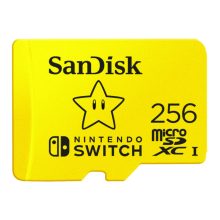 Memoria flash SanDisk MicroSDXC de 256 GB con alta velocidad de lectura y escritura, SKU SDSQXAO-256G-GNCZN