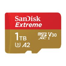 Tarjeta de memoria SanDisk Extreme MicroSDXC de 1.02 TB, UHS-I Clase 3, SKU SDSQXAV-1T00-GN6MA, para almacenamiento externo de alta velocidad