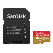 Tarjeta de memoria SanDisk Extreme PLUS MicroSDXC de 128GB, Clase 10, SKU: SDSQXBD-128G-GN6MA