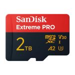 Tarjeta de memoria SanDisk Extreme PRO MicroSDXC de 2 TB con tecnología UHS-I Clase 10, modelo SDSQXCD-2T00-GN6MA