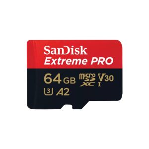 SanDisk Extreme PRO 64 GB MicroSDXC UHS-I Clase 10. SKU: SDSQXCU-064G-GN6MA. Tarjeta de memoria de alta velocidad ideal para almacenamiento externo.