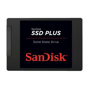 Disco duro SanDisk Plus con 240 GB de capacidad, tipo 2.5 pulgadas, interfaz Serial ATA III y tecnología SLC, SKU SDSSDA-240G-G26