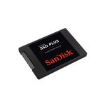Disco duro SanDisk Plus con 240 GB de capacidad, tipo 2.5 pulgadas, interfaz Serial ATA III y tecnología SLC, SKU SDSSDA-240G-G26