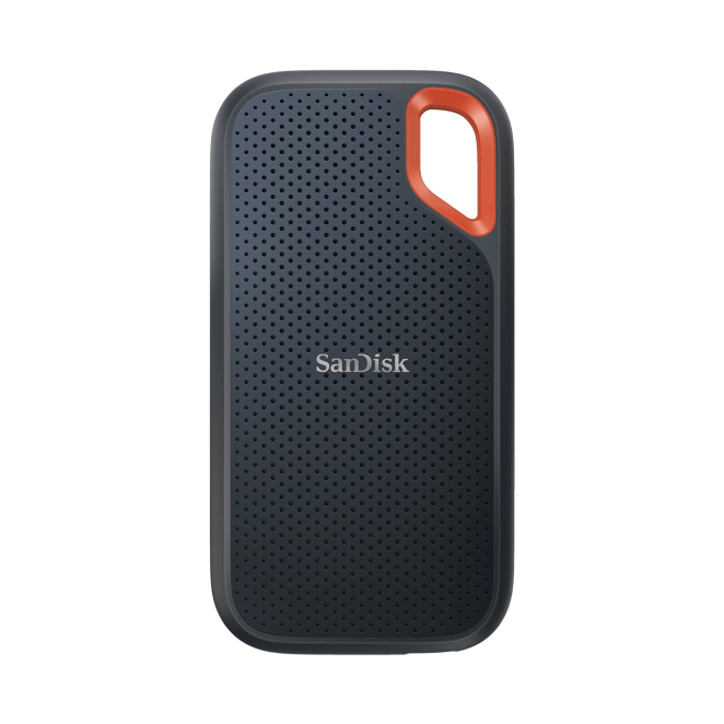 SanDisk Extreme disco duro portátil 2 TB USB Tipo C rápido SanDisk Extreme Portable 2 TB USB Tipo C 3.2 Gen 2 (3.1 Gen 2) en color negro, SKU: SDSSDE61-2T00-G25
