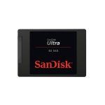 SanDisk Ultra 3D 500 GB SSD 2.5 pulgadas con tecnología 3D NAND, conector Serial ATA III, SKU SDSSDH3-500G-G26