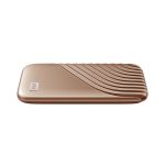 Disco duro externo Western Digital My Passport de 1 TB, USB Tipo C 3.2 Gen 2, color oro, WDBAGF0010BGD-WESN