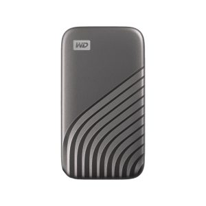 Disco duro Western Digital My Passport de 1 TB, USB Tipo C 3.2 Gen 2, color gris, SKU WDBAGF0010BGY-WESN