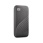Disco duro Western Digital My Passport de 1 TB, USB Tipo C 3.2 Gen 2, color gris, SKU WDBAGF0010BGY-WESN