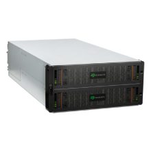 Seagate Exos E 5U84 bastidor de almacenamiento SAN negro y metálico con SKU D4865X000000DA