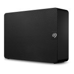 Vista del Seagate Expansion STKP8000400, un disco duro externo negro con capacidad de 8 TB y compatibilidad con USB 3.2 Gen 1
