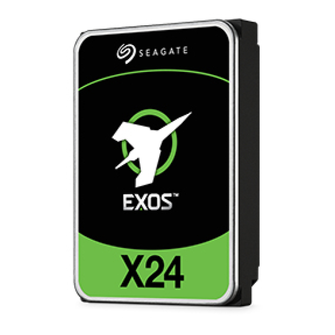Seagate Exos X24 Disco Duro Interno 12 TB 7200 RPM Seagate Exos X24 disco duro interno de 12 TB con velocidad de 7200 RPM, 512 MB de caché y 3.5 pulgadas, SKU ST12000NM001H