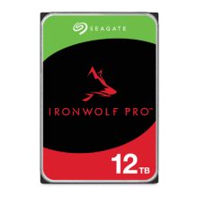 Imagen del disco duro interno Seagate IronWolf Pro con 12 TB de capacidad, 7200 RPM y 256 MB de caché, modelo ST12000NT001
