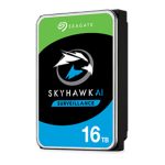 Disco duro interno Seagate SkyHawk AI de 16 TB con 7200 RPM y 256 MB de caché, modelo ST16000VE002
