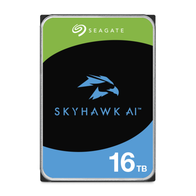 Seagate SkyHawk AI disco duro interno 16 TB 7200 RPM 512 MB 3.5″ Serial ATA III 2 Seagate SkyHawk AI disco duro rendimiento óptimo