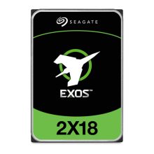 Imagen del Seagate EXOS 2X18, un disco duro interno de 18 TB, 7200 RPM, 256 MB Caché, tamaño 3.5 pulgadas y conexión SAS. SKU: ST18000NM0012