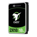 Disco duro Seagate Exos 2X18 de 18 TB, velocidad 7200 RPM, caché de 256 MB, tamaño 3.5 pulgadas y conexión SAS, SKU ST18000NM0272