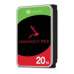 Disco duro interno Seagate IronWolf Pro ST20000NE000 de 20 TB, velocidad 7200 RPM, caché de 256 MB, tamaño 3.5 pulgadas, conexión Serial ATA III