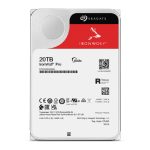 Disco duro interno Seagate IronWolf Pro ST20000NE000 de 20 TB, velocidad 7200 RPM, caché de 256 MB, tamaño 3.5 pulgadas, conexión Serial ATA III