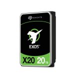 Imagen del Seagate Enterprise Exos X20, disco duro interno de 20 TB, 7200 RPM, tamaño 3.5 pulgadas, conexión Serial ATA III, SKU ST20000NM007D