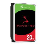 Seagate IronWolf Pro disco duro interno de 20 TB con velocidad de 7200 RPM, caché de 256 MB y tamaño de 3.5 pulgadas, SKU ST20000NT001