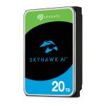 Disco duro interno Seagate SkyHawk AI con capacidad de 20 TB, velocidad de 7200 RPM y caché de 256 MB, SKU ST20000VE002