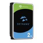 Imagen del disco duro interno Seagate SkyHawk de 2 TB, 256 MB de caché y Serial ATA III, SKU ST2000VX017. Ideal para almacenamiento masivo.